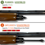 TekPlug Fits Remington/Mossberg 12 ga.